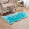 thumbnail image 3 of Binwennn Soft Blanket Throw Rugs Sweater Blanket Rug Beige Area Rugs Sheepskin Rug Fuzzy Soft Ft Rugs Machine Washable Shag Rug Nursery Throw Rugs For Bed Living Kids Room, 3 of 3