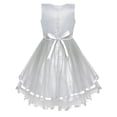 thumbnail image 2 of Robe de Demoiselle d'Honneur Enfant Grise Mariage Fête 7 Ans, 2 of 7