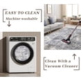 thumbnail image 3 of BERTHMEER 4'x6' Area Rugs for Kitchen Bathroom Living Room Entryway Laundry Abstract Washable Non Slip Modern Contemporary Throw Rugs Carpets Tapis, Blue Gray, 3 of 9