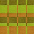 thumbnail image 1 of Ahgly Company Machine Washable Indoor Square Transitional Pistachio Green Area Rugs, 7' Square, 1 of 7