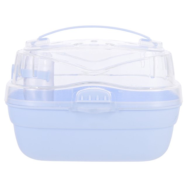 Hamster Small Cage Plastic Hamster Carrier Breathable Small Pets Box Portable Hamster Box
