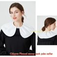 thumbnail image 2 of SUTENGDA Fake Collar Detachable Half Shirt Blouse False Doll Collar Ruffle Lacing Design for Women Girls, 2 of 7