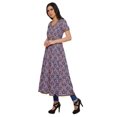 thumbnail image 2 of Moomaya Robe Kurti Longue Indienne Imprimée en Coton Tunique Robes pour Femmes, 2 of 6