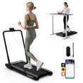 thumbnail image 1 of Superfit 3-in-1 Folding Treadmill with Smart Apps Remote Control LED Display and Speakers Black, 1 of 10