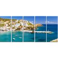 thumbnail image 2 of Harbor with Vessels and Boats - Large Seascape Art Canvas Print, 2 of 3