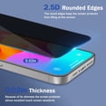 thumbnail image 2 of Adakot 2+2 Pack iPhone 16 Privacy Screen Protector and Camera Lens Protector, 9H Anti Spy Dark Tempered Glass Screen Protector for iPhone 16 Pro Max, Easy Installation, Bubble Free, 2 of 9