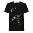 thumbnail image 5 of Cameland Nouveau T-Shirt pour Homme à la Mode Impression 3D Bière Indéterminée Manches Courtes Col Rond T-Shirt Haut de Sport Décontracté Blouses, 5 of 5