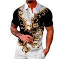 thumbnail image 1 of Cameland Ensemble Estival de Survêtement pour Homme, Chemise Mode Décontractée à Manches Courtes, Blouse et Chemise à Col Rabattu à Manches Courtes, 1 of 5