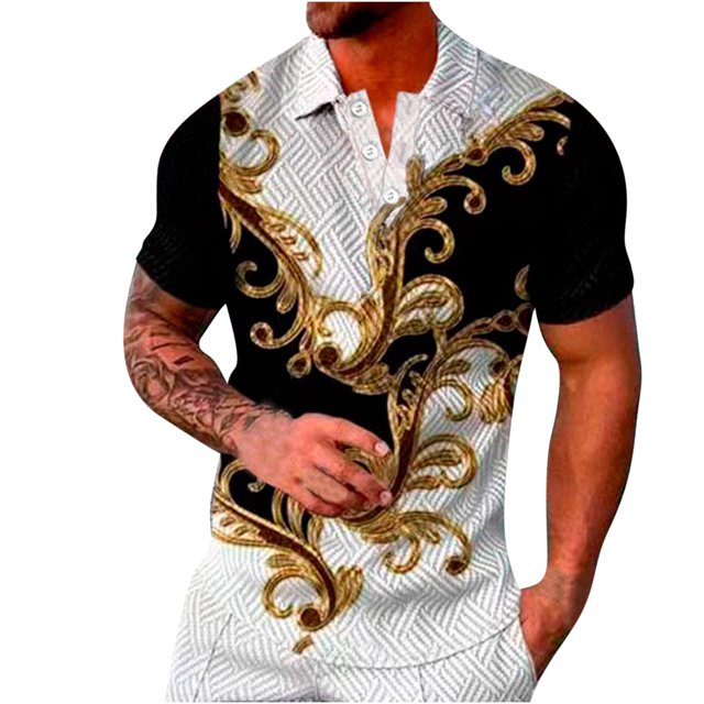 Cameland Ensemble Estival de Survêtement pour Homme, Chemise Mode Décontractée à Manches Courtes, Blouse et Chemise à Col Rabattu à Manches Courtes