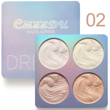 Gunyslmo 4 Colors Contour Palette Make up - Blush Highlighters Bronzer Powder All in one Makeup Palettes Contour Kit - Face Cosmetics Gifts for Women Beauty for Festivals