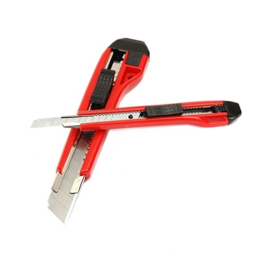 Swiss Tech 18mm And 9mm Snap Off Utility Knife Set,SK5 Steel Blade