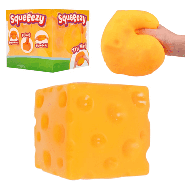 2026 Cheese Squishy, Cheese Squishies Stress,Slow Rising Squishing Butter Stick,  Cheese Squeeze Stress Ball Sensory Fidget Toys,3.9-Inch