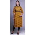 thumbnail image 2 of Bimba Robe Kurti Longue Indienne Imprimée, Tunique Droite, Robes pour Femmes, 2 of 5