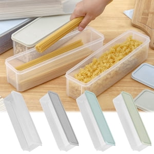 TNDBKQWR Plastic Container with Lid Kitchen Storage, Dry Food Storage Containers Pasta Storage, Pasta Containers Storage Food Storage Box