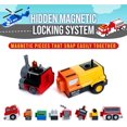 thumbnail image 4 of Popular Playthings Magnetic Mix or Match Vehicles Deluxe 2 For Ages 3 and up, 4 of 7