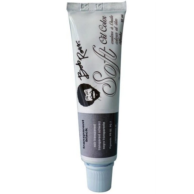 Bob Ross MR67-19 37 ml Soft Oil Color Paint - Transparent Black