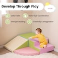 thumbnail image 4 of Gymax Ensemble de Jeu en Blocs de Mousse pour Grimper et Ramper pour le Développement des Enfants, Jeu Actif Intérieur, 4 of 10