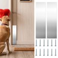 thumbnail image 5 of Door Metal Kick Plate 16 inches Aluminum Decorative Plates Protector, 5 of 5