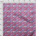 thumbnail image 3 of oneOone Rayon Fuschia Pink Fabric Abstracts Sewing Craft Projects Fabric Prints By Yard 56 Inch Wide, 3 of 5