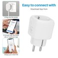 thumbnail image 3 of Prise Intelligente 16A Tuya WIFI WIFI Prise Domestique Alexa Google Télécommande Minuterie, 3 of 5