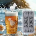 thumbnail image 1 of Dogs Shaped Ice Tray Silicone Pet Friendly Ice Mold Easy Demold for Dogs Bowls Summer Treats Reusable Freezer Safe, 1 of 5