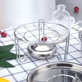 thumbnail image 3 of MasteelfCA 10-Piece Set Stainless Steel Chocolate Melting Pot Cheese Fondue Set Kitchen Accessories, 3 of 7