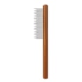 thumbnail image 1 of Wooden Handle Cat Grooming Comb, Detangling Flea Removal Grooming Tool for Adult Cats,20x3.5 cm, 1 of 9