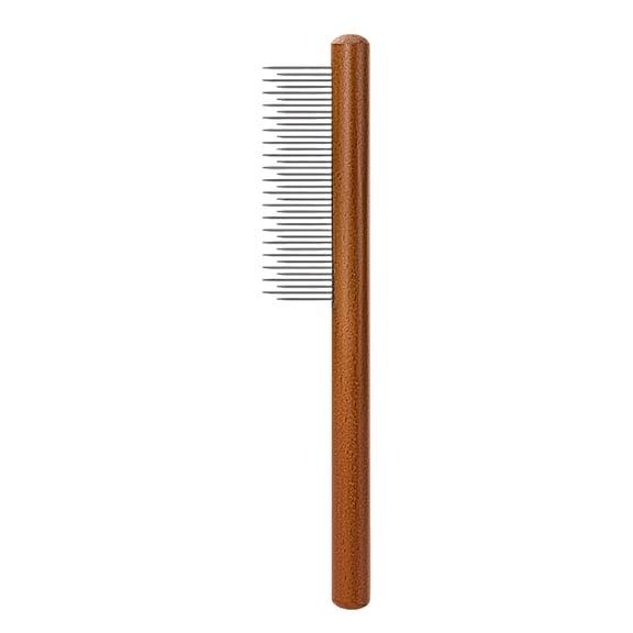 Cat Comb Detangling Flea And Removing Grooming Tool For And Adult Cats With Green Friendly Wood Handle