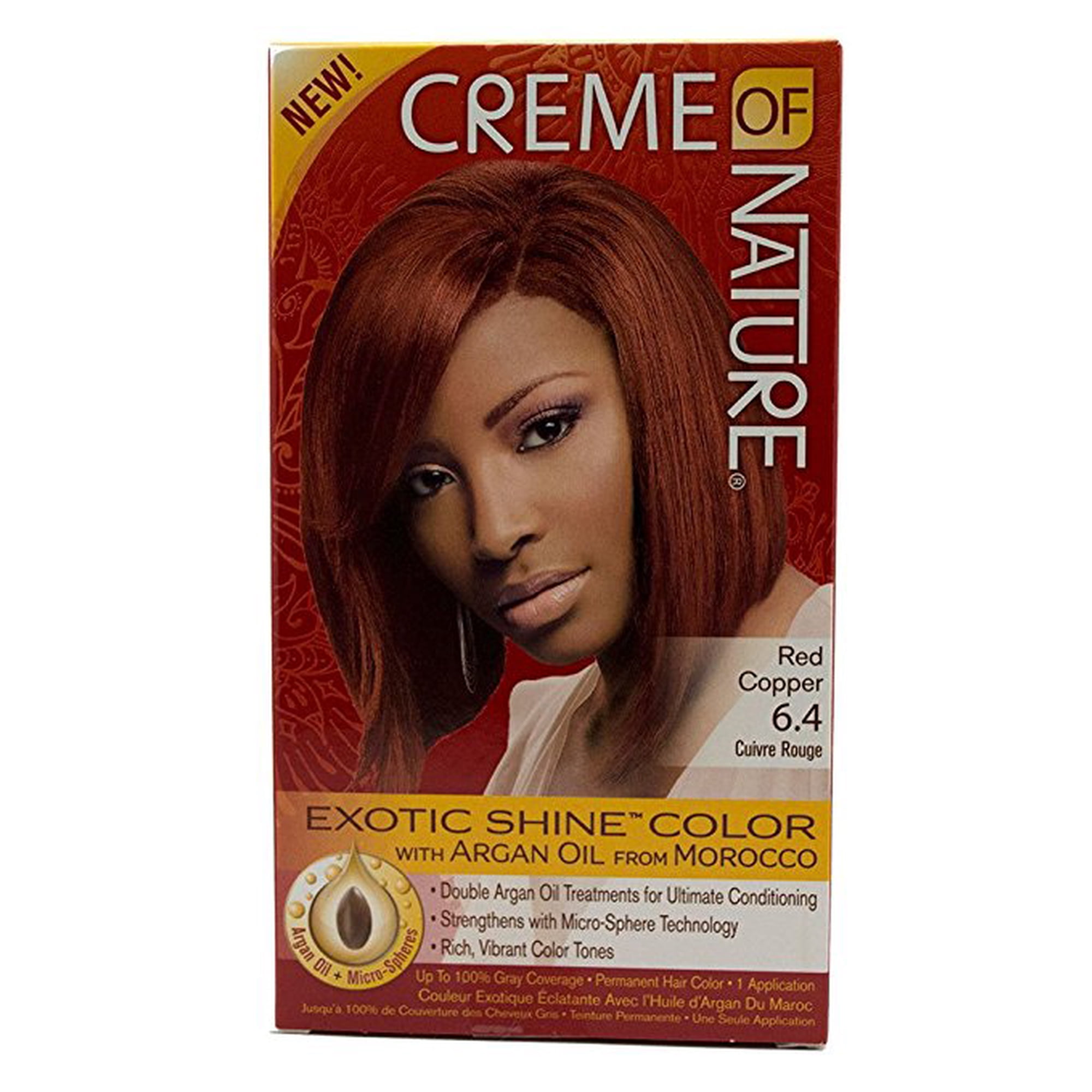 Creme of Nature Exotic Shine Color Red Copper 6.4 - Walmart.ca