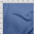 thumbnail image 3 of oneOone Polyester Spandex Blue Fabric Tribal Craft Projects Decor Fabric Printed By The Yard 56 Inch Wide, 3 of 5