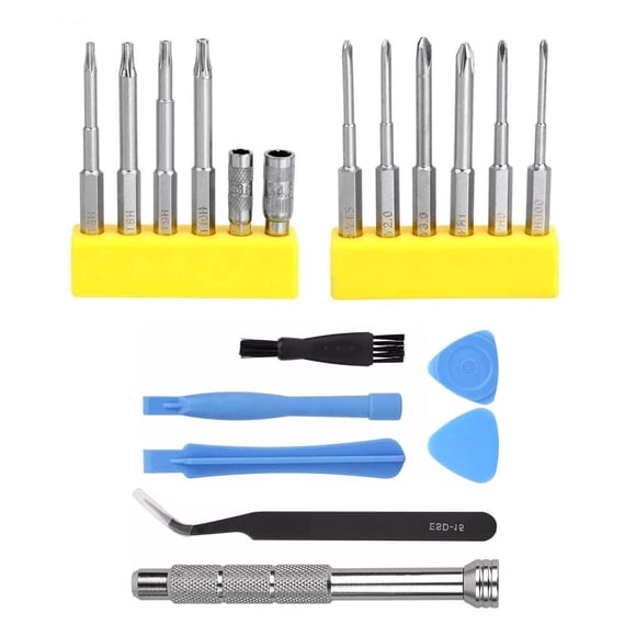 TAPDRA Ergonomic Grip Screwdriver Set Aluminum Alloy Handle For Gaming Console Repair Gamepad Maintenance Electronic Device Servicing