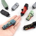 thumbnail image 3 of MasteelfCA Ensemble de 4 Pcs de Véhicules Jouets en Alliage, Train à Vapeur Rétro à Rétrofriction, Modèle de Train, Jouets pour Enfants, Cadeaux pour Garçons (Rouge), 3 of 7