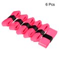 thumbnail image 2 of Unique Bargains 43.3' Non-Slip PU Tennis Racket Overgrip Tape Wraps with Hole Pink 6 Pack, 2 of 7