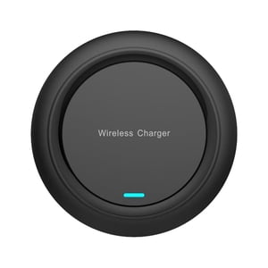 15W Chargeur sans fil rond intelligent et sûr pour les appareils mobiles