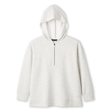 Haut à capuchon avec fermeture éclair quart de longueur Lane Bryant Plus pour femmes