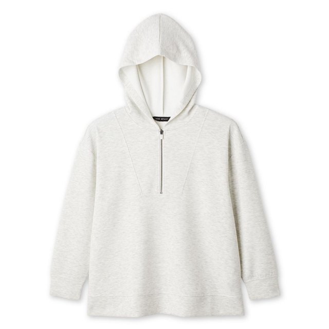 Haut à capuchon avec fermeture éclair quart de longueur Lane Bryant Plus pour femmes