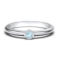 thumbnail image 1 of Classic Bezel Set Birthstone Ring - Blue Topaz (December), 1 of 4