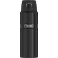 thumbnail image 1 of Thermos Vacuum Insulated Stainless Steel 24 oz Beverage Bottle, Black, 1 of 6
