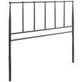 thumbnail image 2 of Modway Kiana Stainless Steel Metal Queen Headboard in Brown, 2 of 4