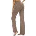 thumbnail image 2 of Innerwin Bas Taille Haute Femmes Harem Pantalons Course Jambe Large Pantalon Stretch Jaune Foncé 3XL, 2 of 3