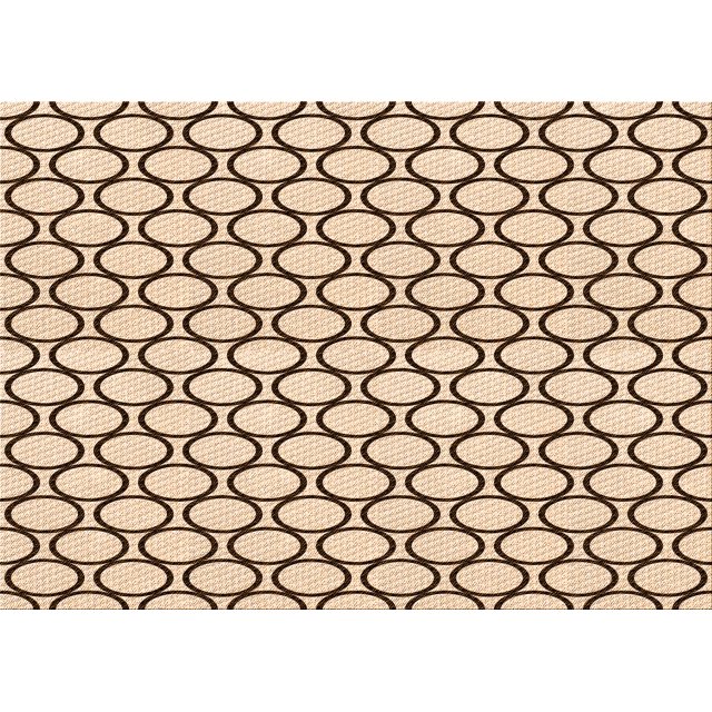 Ahgly Company Machine Washable Indoor Rectangle Transitional Sienna Brown Area Rugs, 3' x 5'