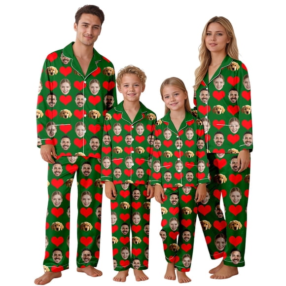 Family Pajama For Kids Family Matching Sleepwear Set Comfort Nightwear for Parents and Children Cozy Nighttime Bonding Apparel