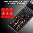 thumbnail image 4 of Senior Flip Phones Unlocked Canada Dual Screen Basic Cell Phone Dual SIM Card Large Button Mobile Phone with Charging Dock for Seniors, 4 of 8