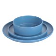 thumbnail image 2 of Gibson Home Canyon Crest 12 Piece Melamine Dinnerware Set, Dark Blue, Matte Finish, 2 of 8