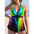 thumbnail image 1 of HAWEE Tankini Swimsuits for Women Plus Size Swimwear Tummy Control Two Piece Tank Tops Bathing Suits(S-5XL), 1 of 3