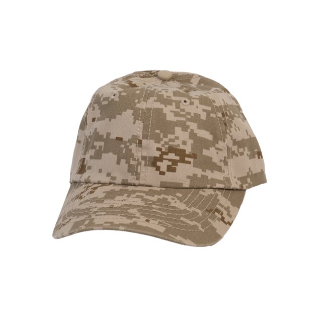 Top Headwear Enzyme Washed Camouflage Cap Tactical Hat, Desert Digital Camo