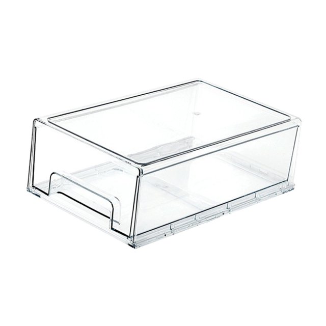 GUOOL Fridge Organizer Bin Pantry Storage Pantry Organizers Refrigerator Organizer Bin Large