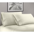 thumbnail image 2 of Bassano 1800 Series Embossed Deep Pocket Sheet Set - Super Soft & Wrinkle Free - Luxurious Bed Sheets Set (California King, Ivory), 2 of 3