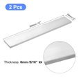 thumbnail image 2 of Unique Bargains Square Aluminum Flat Bar, 2 Pack 5/16' Thickness 2' Width 12' Length, 2 of 5