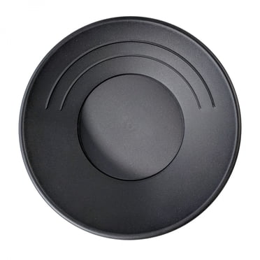 BLACK 10" Gold Rush Gravity Trap Gold Pan - High Impact Flexible Plastic